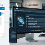 AI agent dashboard interface symbolizing the shift from HR chatbots to digital coworkers for SAP SuccessFactors teams in 2026